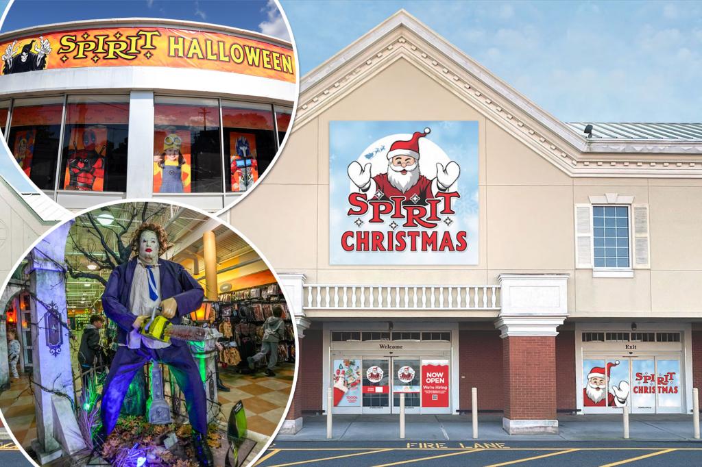 Spirit Halloween is switching its stores to Spirit Christmas in these areas